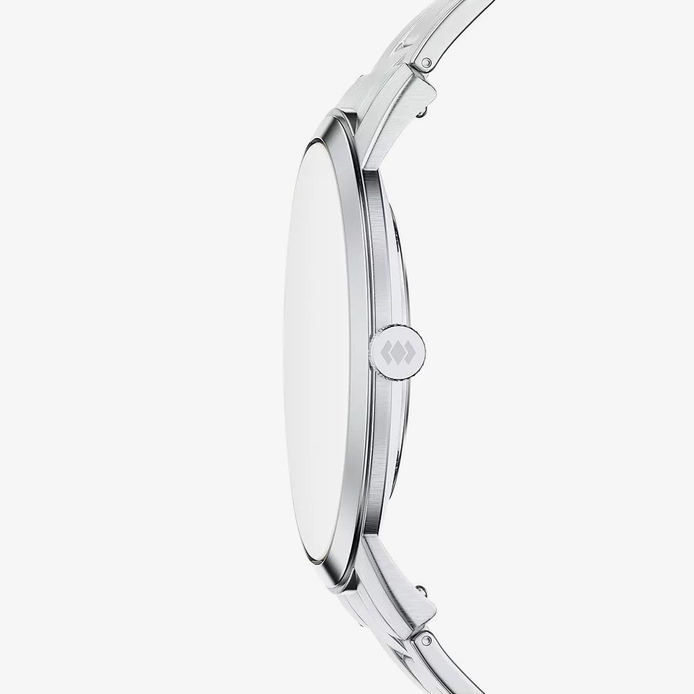 Fossil Mens Minimalist Blue Dial Bracelet Watch FS6180