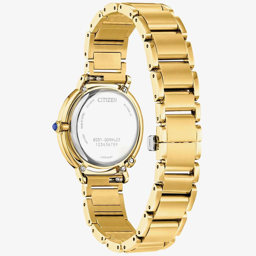 Citizen L Arcly Eco-Drive Gold Tone Watch EM1092-64D