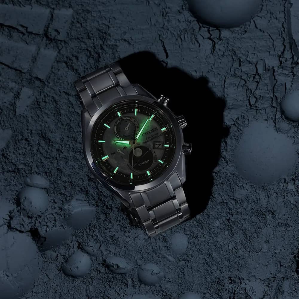 Citizen Tsuki-Yomi Radio Controlled Moon Phase Grey Watch BY1010-57H