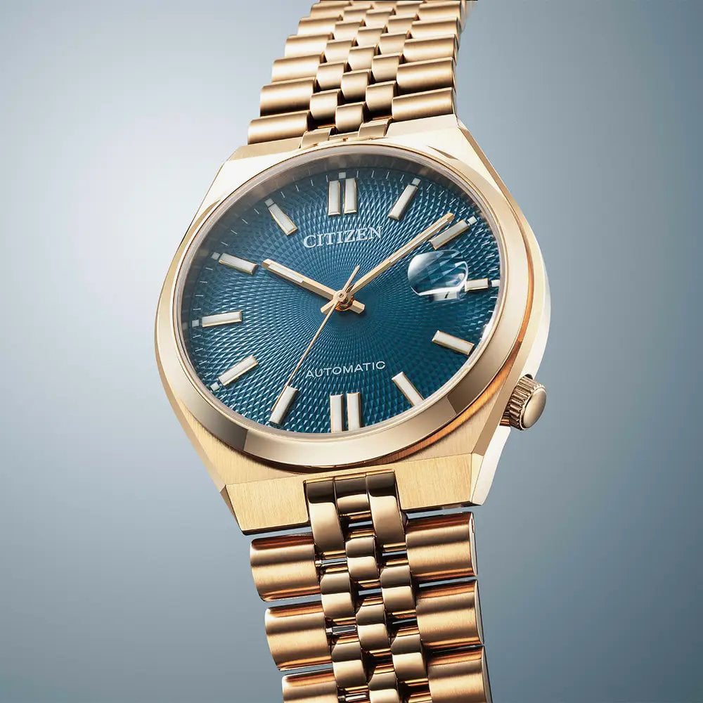 Citizen Mens Tsuyosa 60 Blue Dial Automatic Watch NK0023-57L