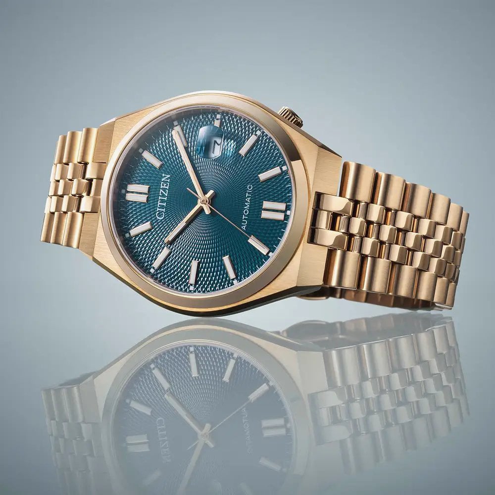 Citizen Mens Tsuyosa 60 Blue Dial Automatic Watch NK0023-57L