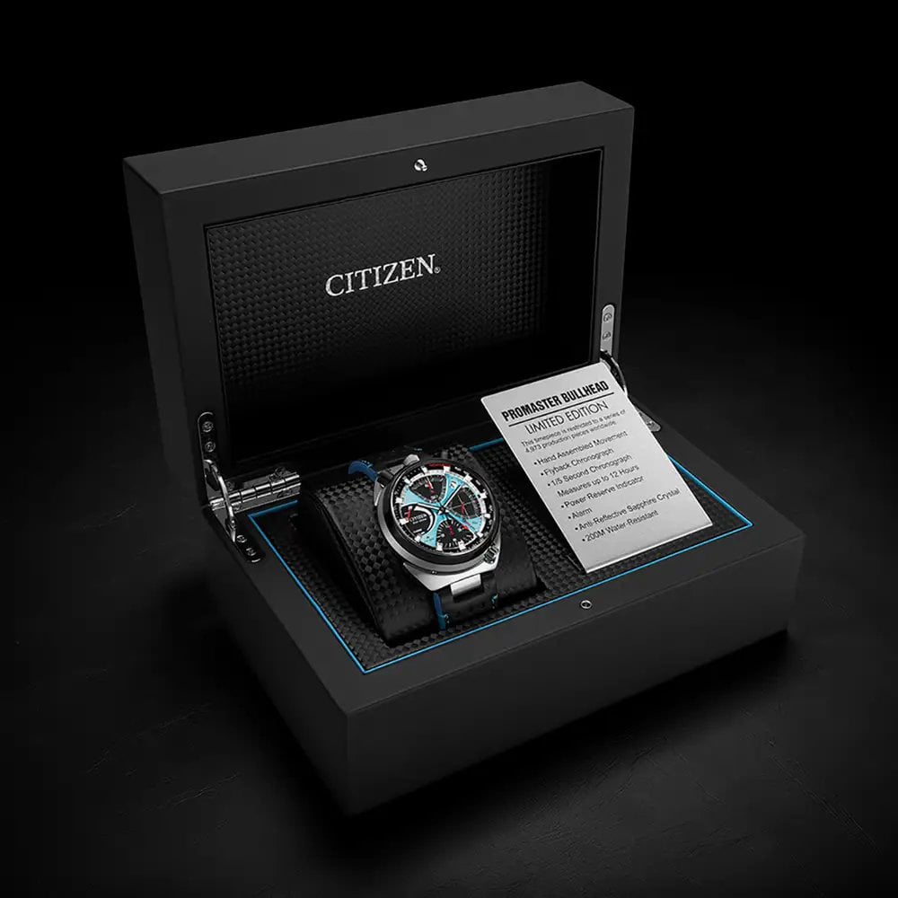 Citizen Mens Limited Edition Promaster Bullhead Racing Chronograph Watch AV0106-01L