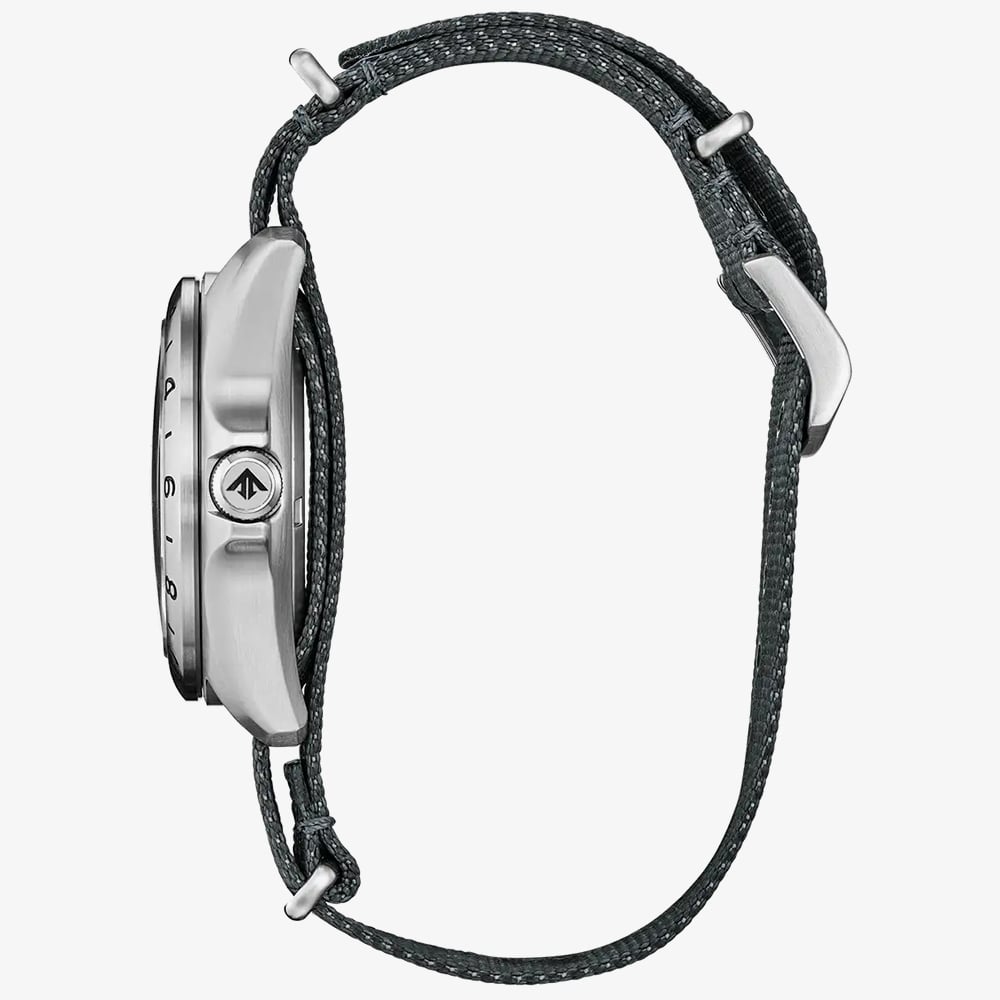 Citizen Mens Promaster Land GMT Grey Nylon Strap Watch BJ7150-09L