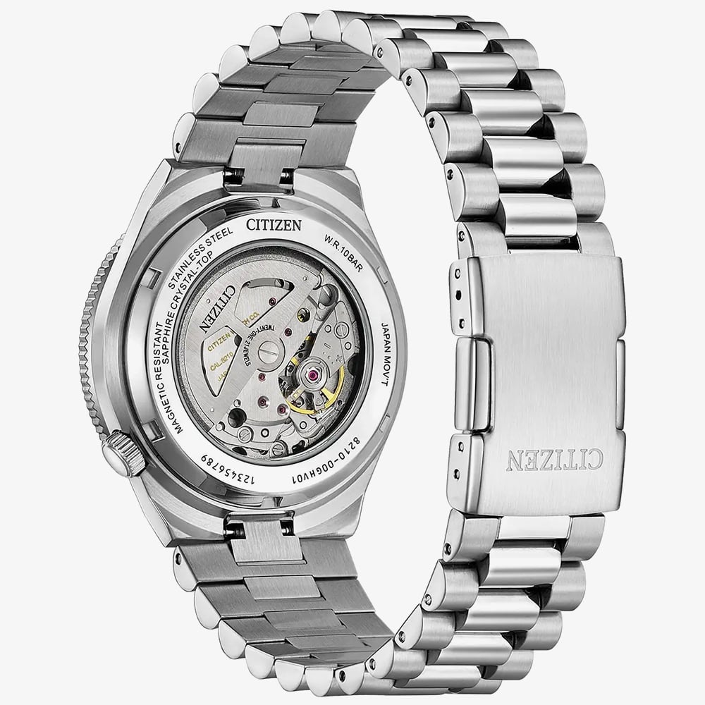 Citizen Mens Tsuyosa Shore Automatic Blue Bracelet Watch NJ0230-59L