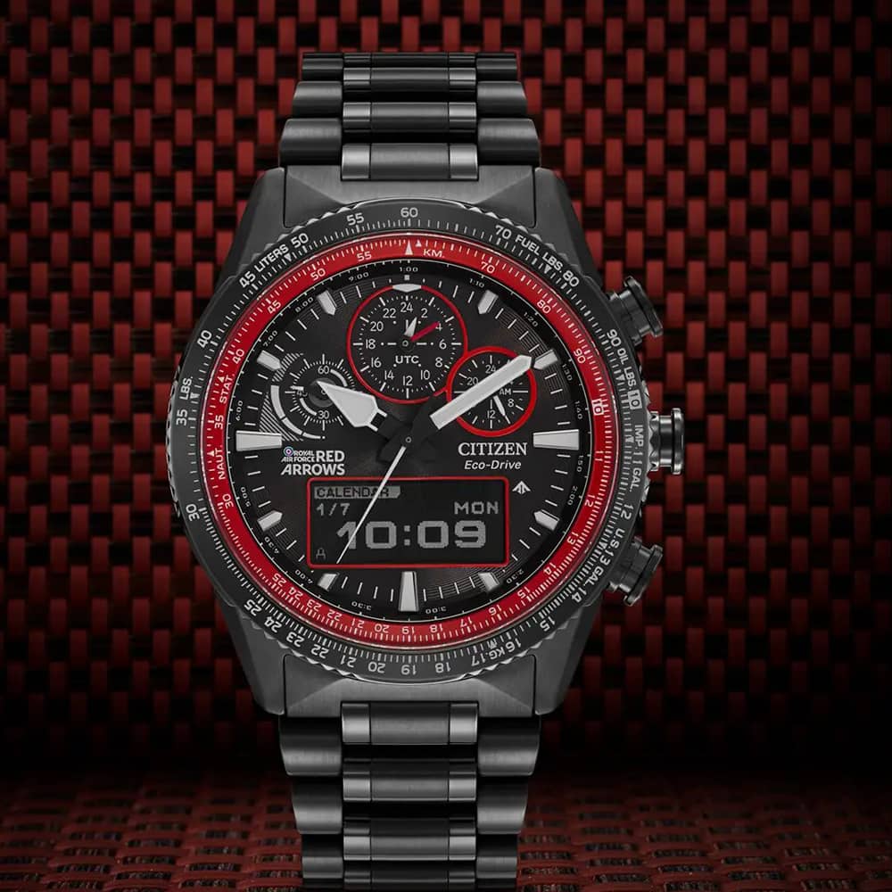 Citizen Mens Limited Edition Red Arrows Promaster Skyhawk Bracelet Watch JV2007-52E