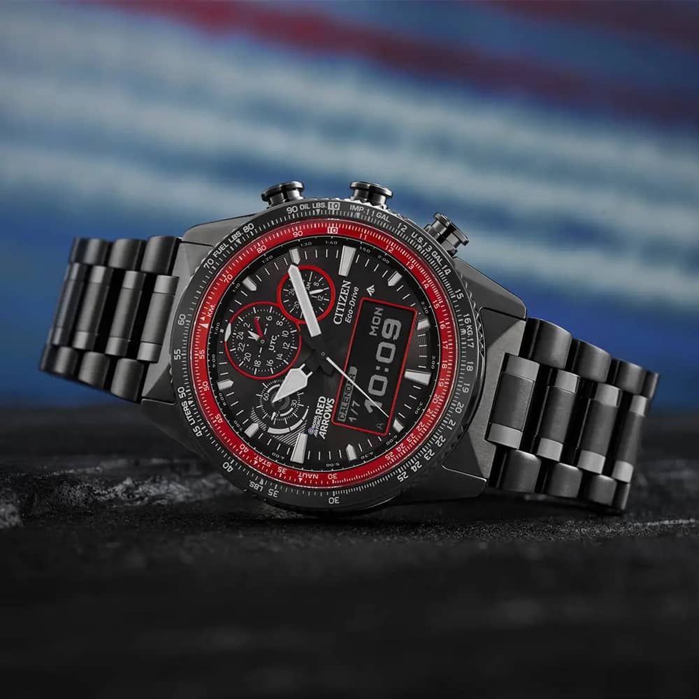 Citizen Mens Limited Edition Red Arrows Promaster Skyhawk Bracelet Watch JV2007-52E