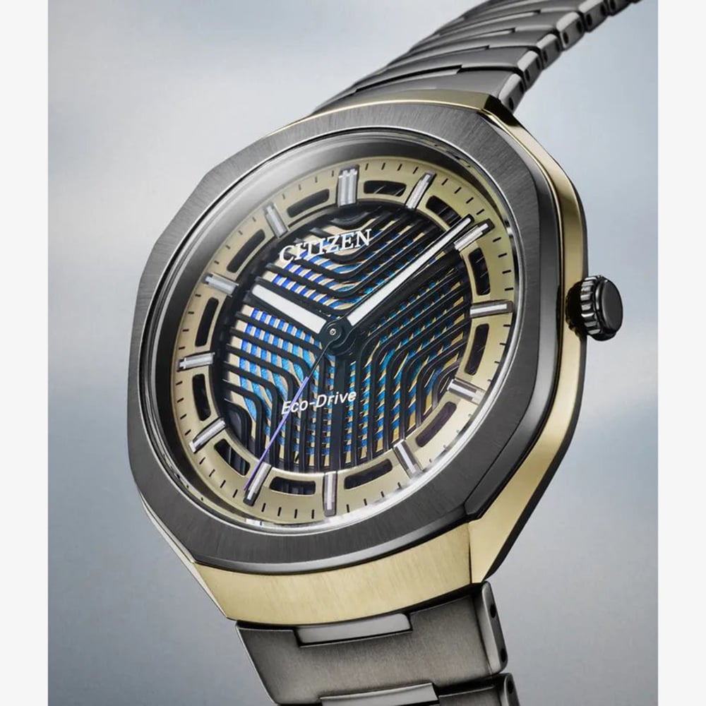 Citizen Mens Limited Edition 50th Anniversary Edition Eco Drive Photon Skeleton Dial Bracelet Watch BJ6569-59X
