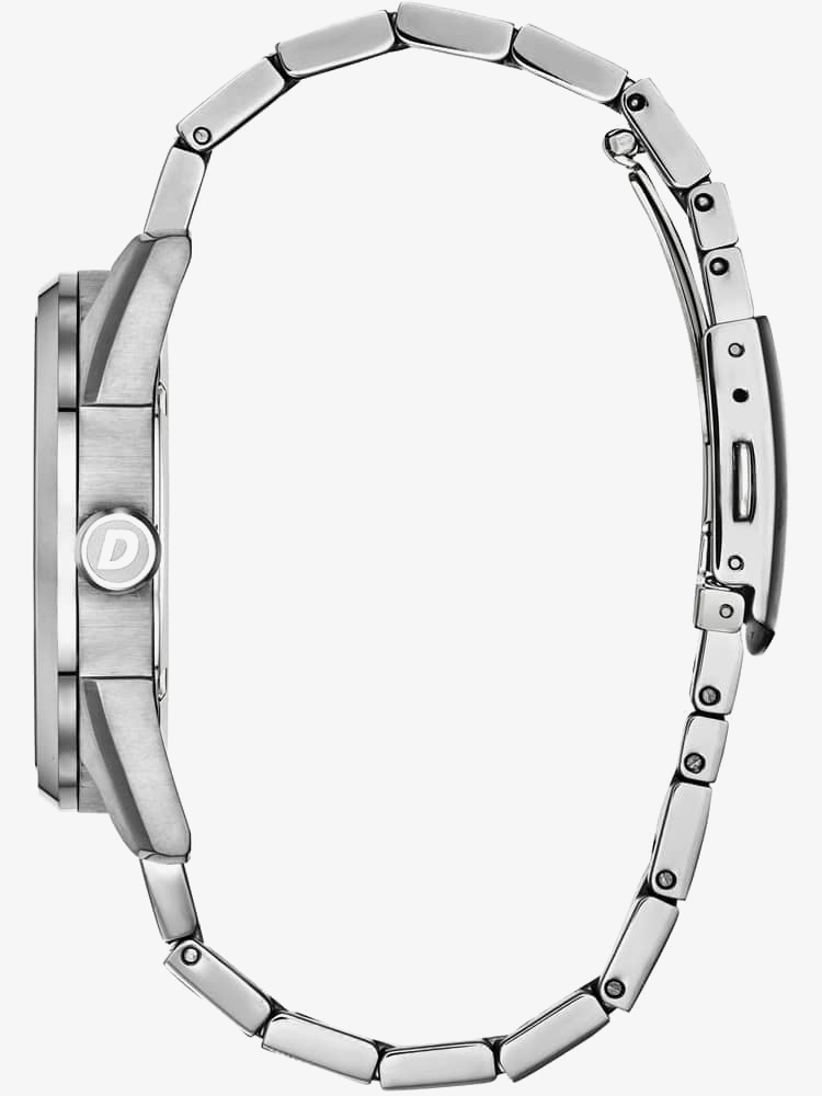 Citizen Mens Eco-Drive Silver Day Date Dial Stainless Steel Bracelet Watch AW0080-57A