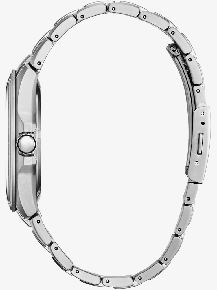 Citizen Mens Super Titanium Blue Date Dial Bracelet Watch BM7431-51L