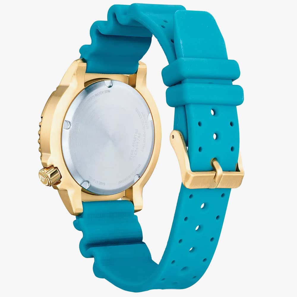 Citizen Mens Promaster Diver Eco-Drive Teal Watch BN0162-02X