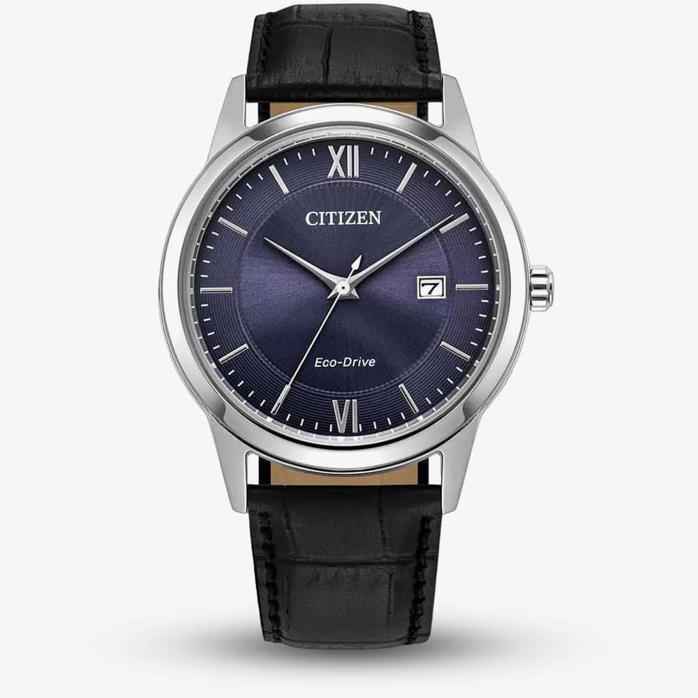 Citizen Mens Eco-Drive Blue Dial Watch AW1780-09L