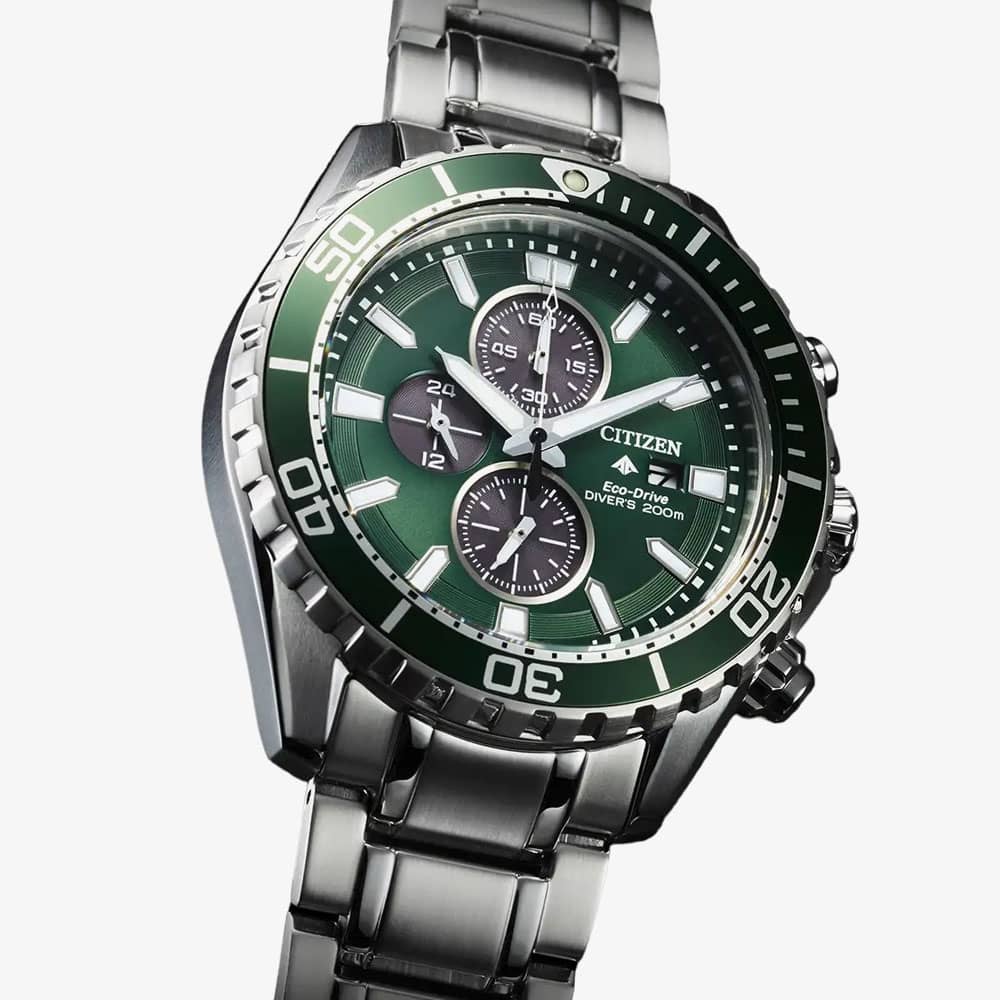 Citizen Mens Promaster Diver Eco-Drive Chronograph Watch CA0820-50X