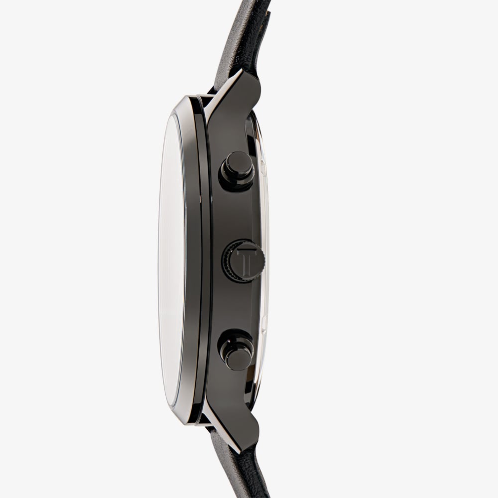 Ted Baker Black Leather Watch BKPHAF4049I
