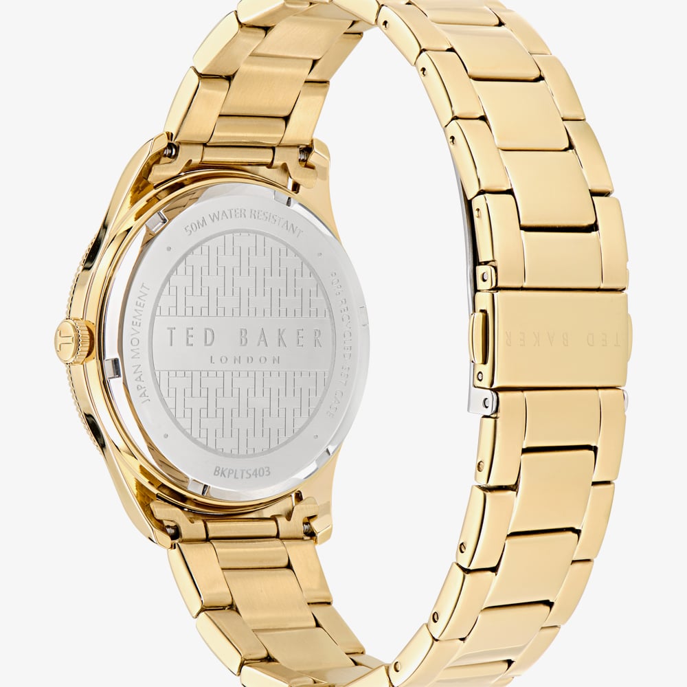 Ted Baker Mens Leytonn Gold & Green Watch BKPLTS4039I