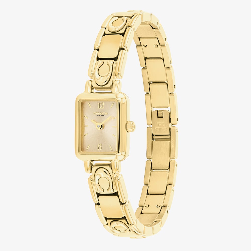 Coach Ladies Mara Gold Plated Bracelet Watch 14504672