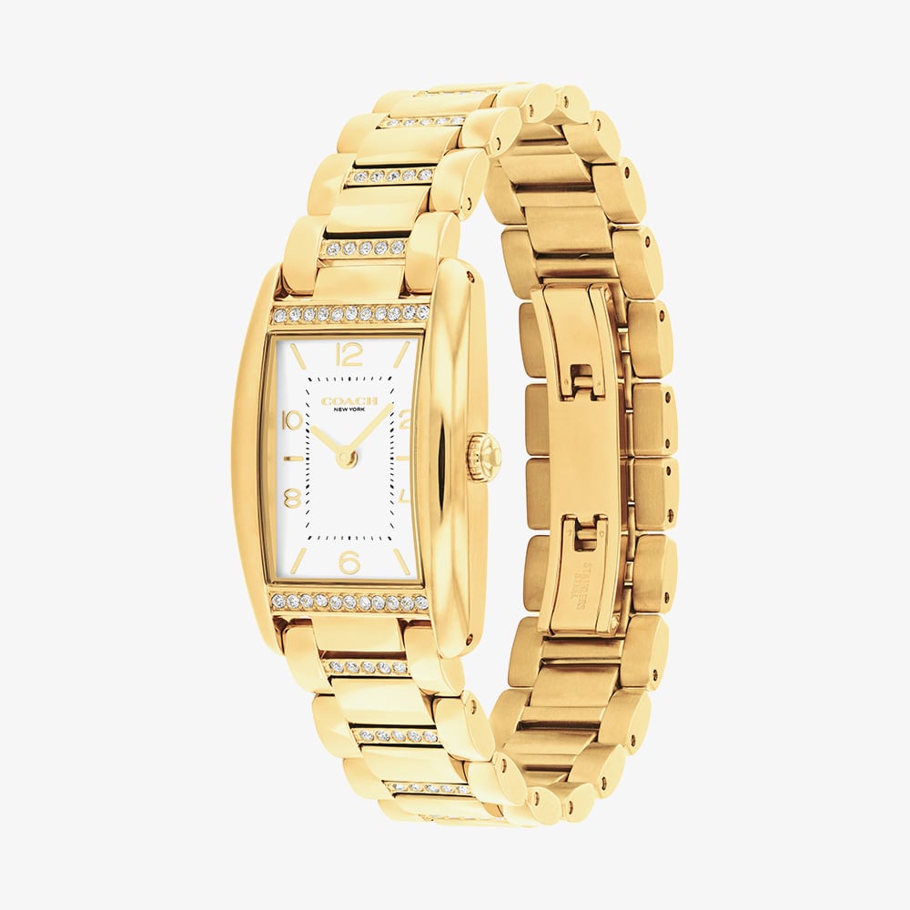 Coach Ladies Reese Gold Tone Bracelet Watch 14504316