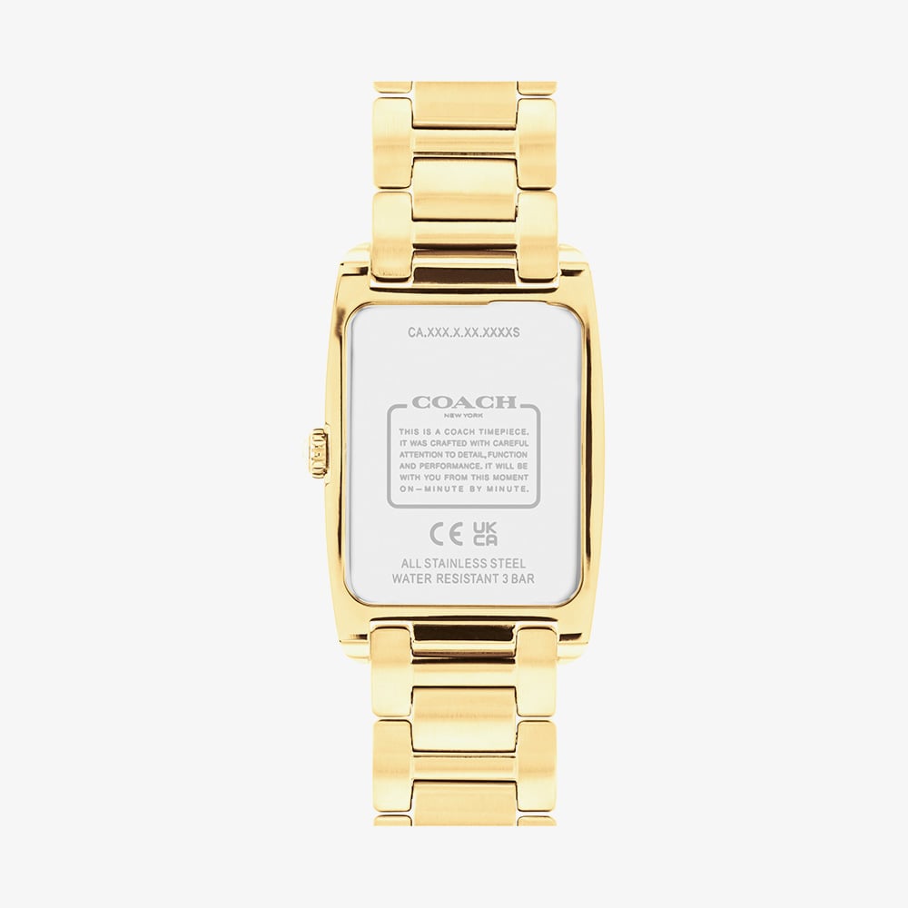 Coach Ladies Reese Gold Tone Bracelet Watch 14504316