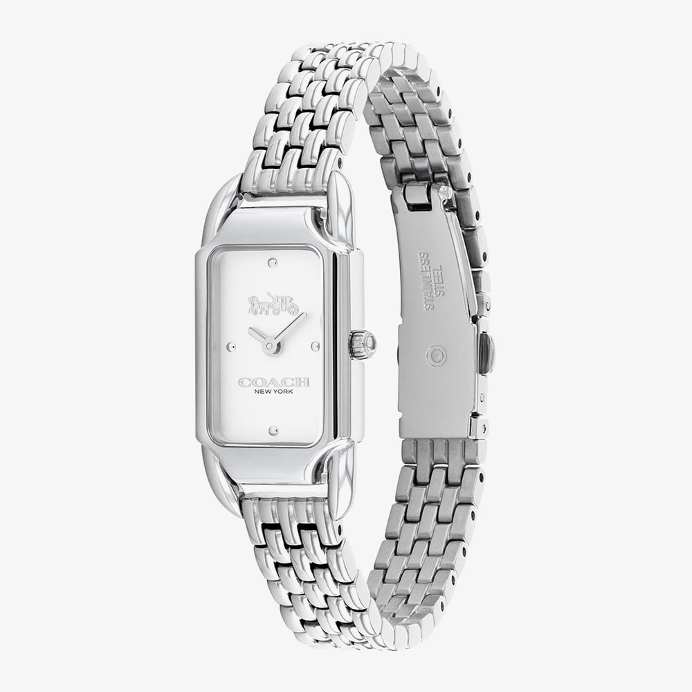 Coach Ladies Cadie Silver Bracelet Watch 14504035