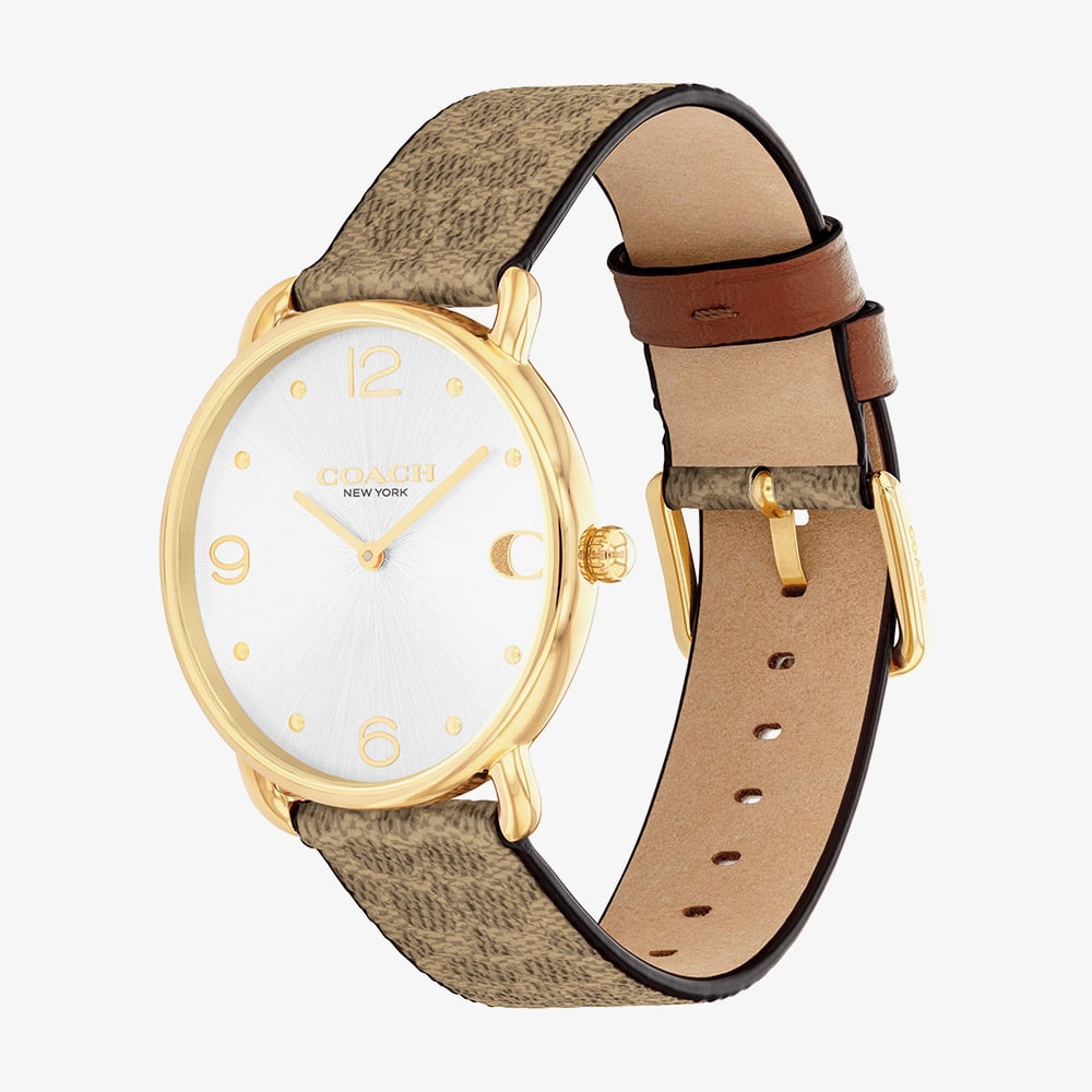 Coach Ladies Elliot Signature Brown Watch 14504205