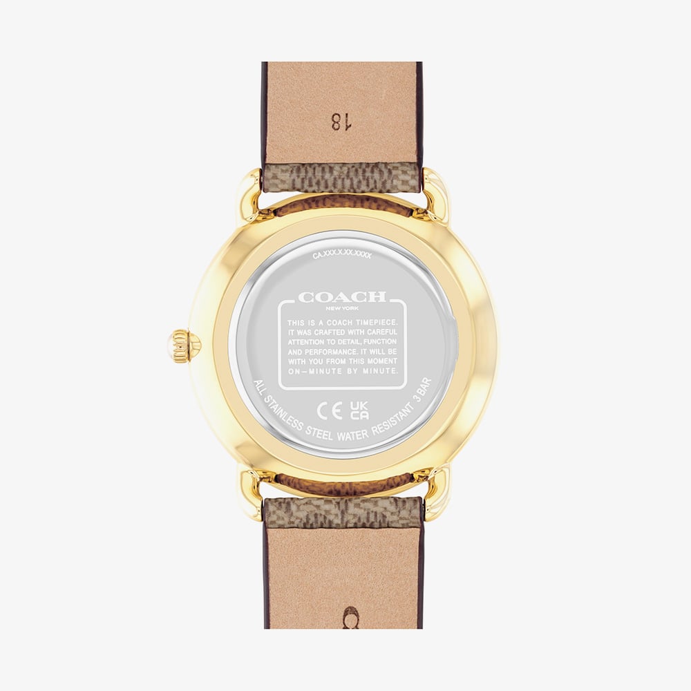 Coach Ladies Elliot Signature Brown Watch 14504205
