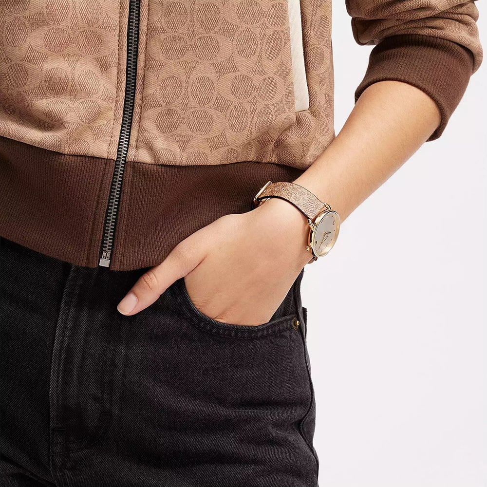 Coach Ladies Elliot Signature Brown Watch 14504205