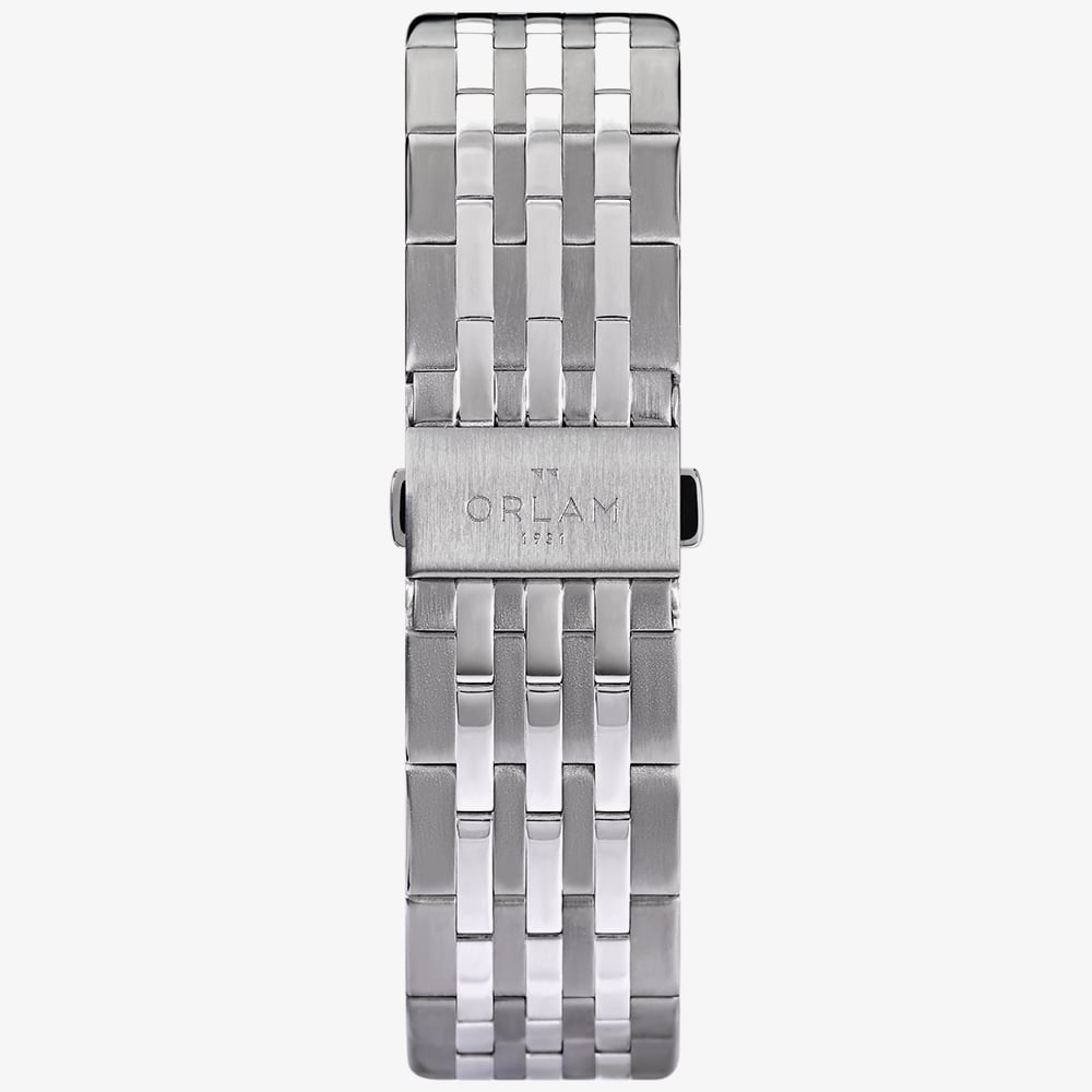 Orlam Mens Cadence Blue Dial Silver Bracelet Watch ORSSBCA003