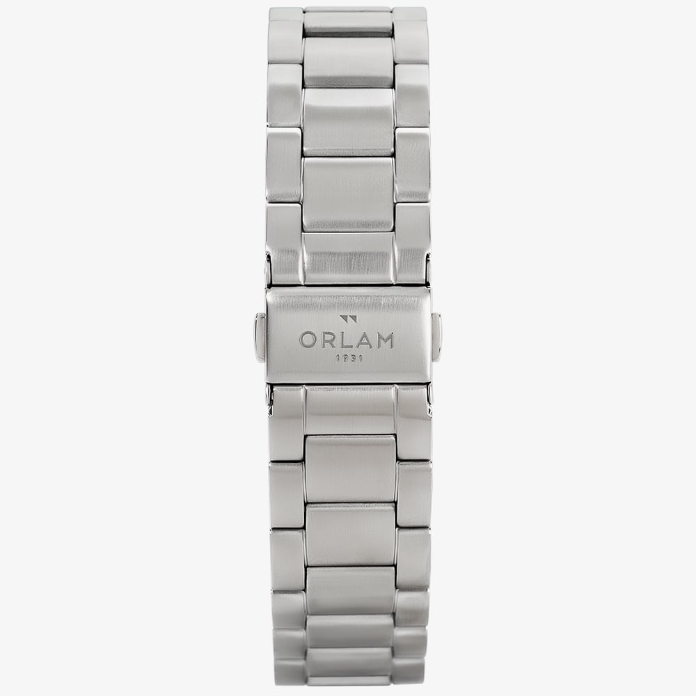 Orlam Mens Twilight Green Dial Silver Bracelet Watch ORSSBCR004