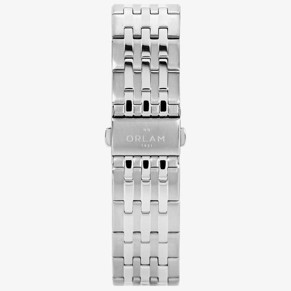 Orlam Mens Echo Blue Dial Silver Bracelet Watch ORSSBEC004