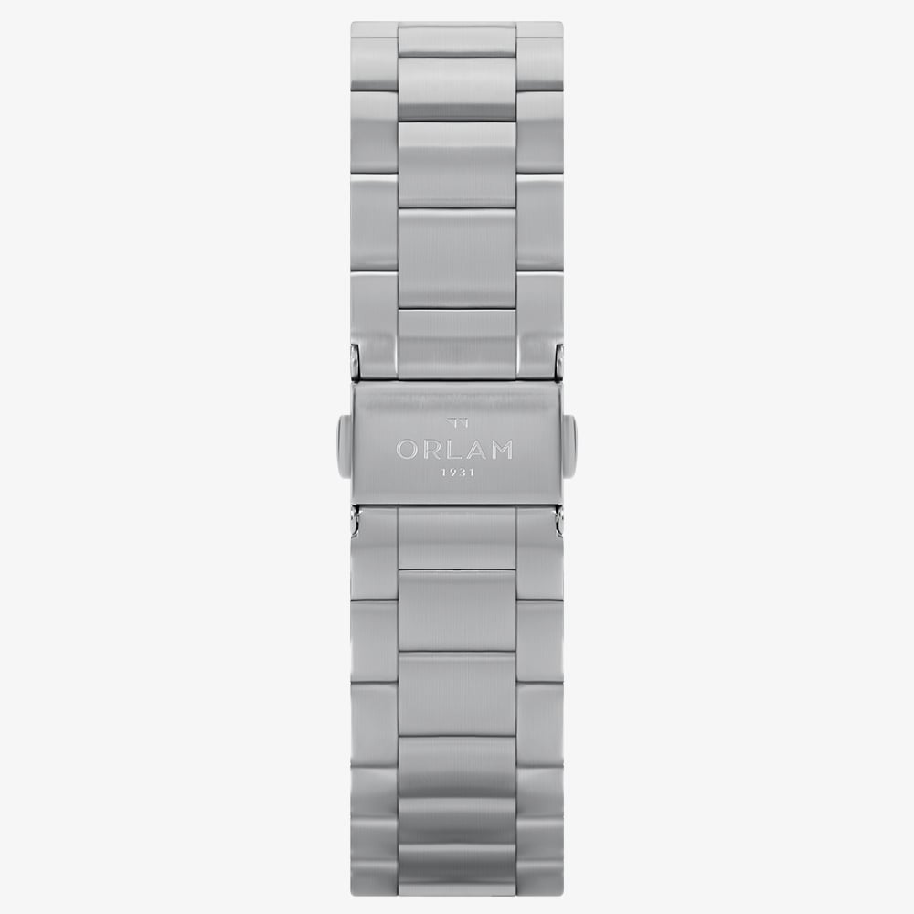 Orlam Mens Legend Blue Dial Silver Bracelet Watch ORSSBLE004