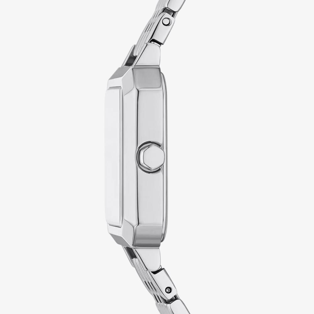 Armani Exchange Ladies Leila Three Hand Silver Watch AX5724