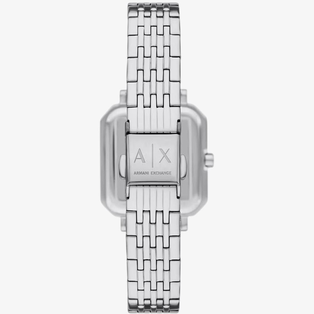Armani Exchange Ladies Leila Three Hand Silver Watch AX5724