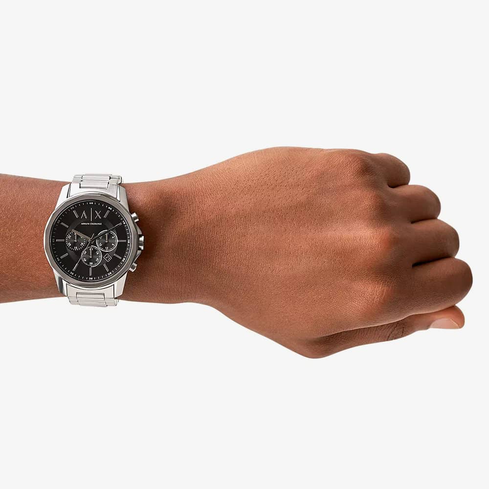 Armani Exchange Banks Black Chronograph Watch AX1720