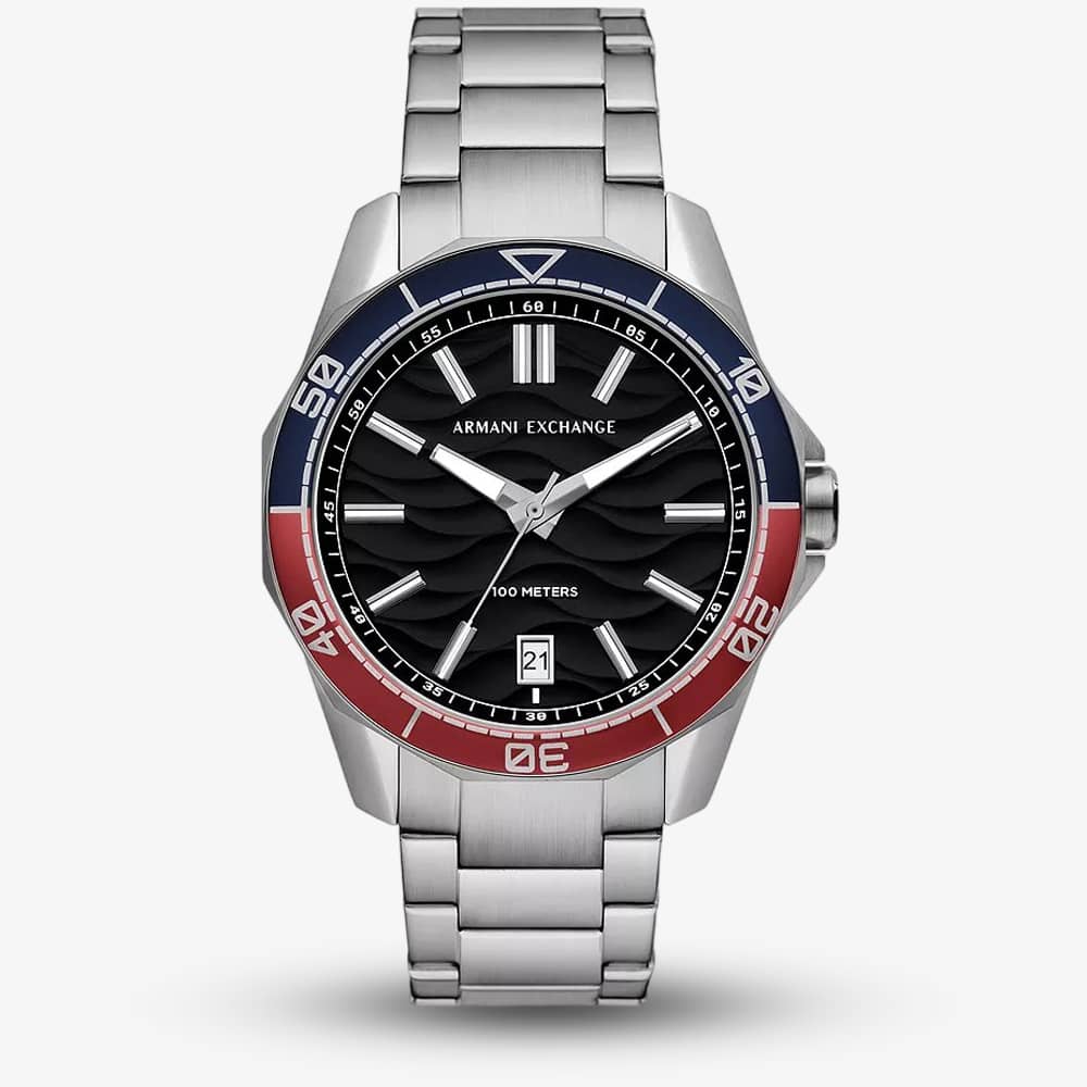 Armani Exchange Spencer Red & Blue Watch AX1955