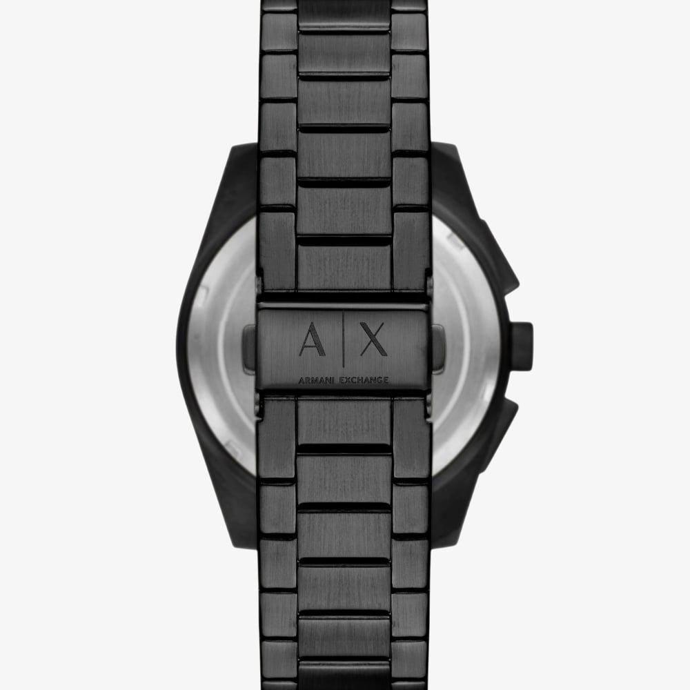 Armani Exchange Mens Parker Black Chronograph Watch AX2864
