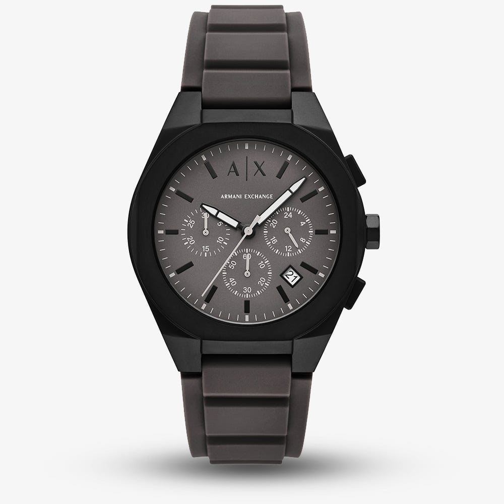 Armani Exchange Mens Sync Grey Chronograph Watch AX4191