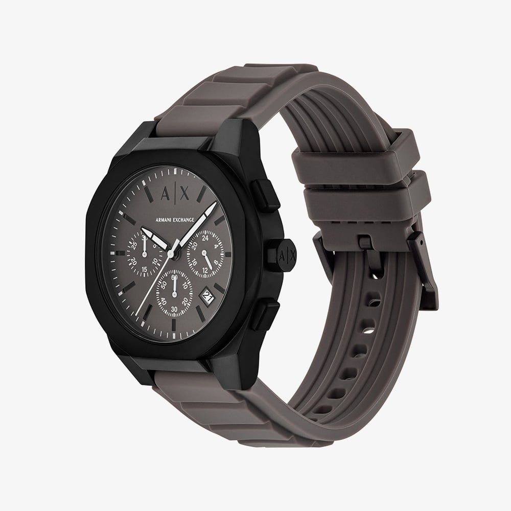Armani Exchange Mens Sync Grey Chronograph Watch AX4191