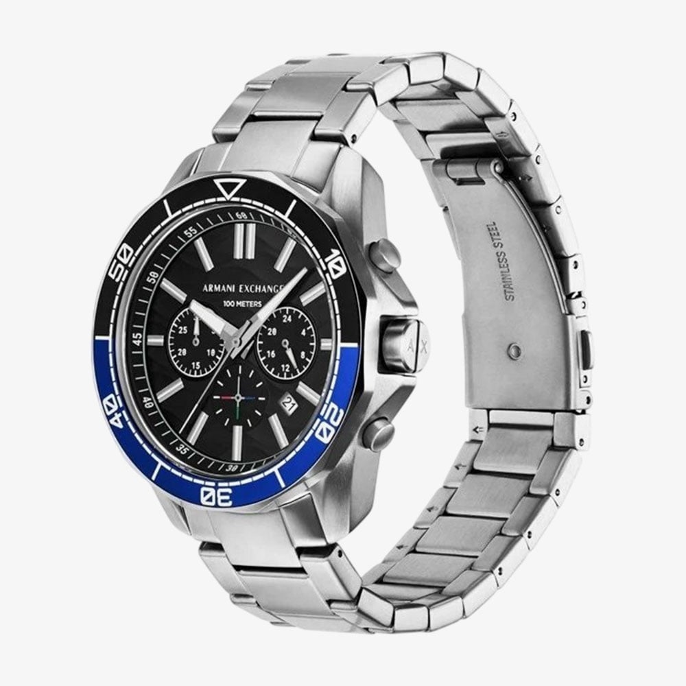 Armani Exchange Mens Spencer Watch & Necklace Set AX7166SET