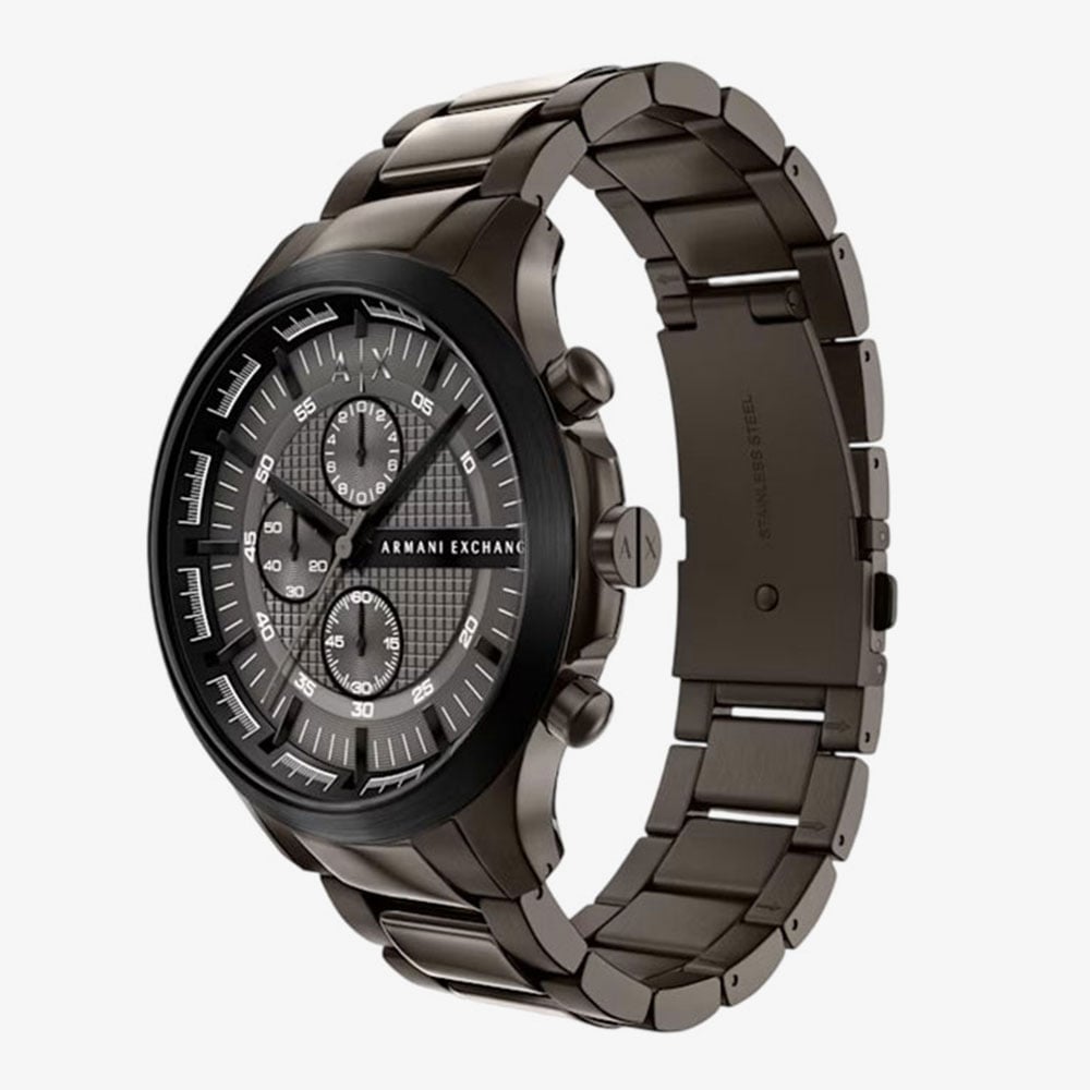Armani Exchange Mens Hampton Black Bracelet Watch AX2467