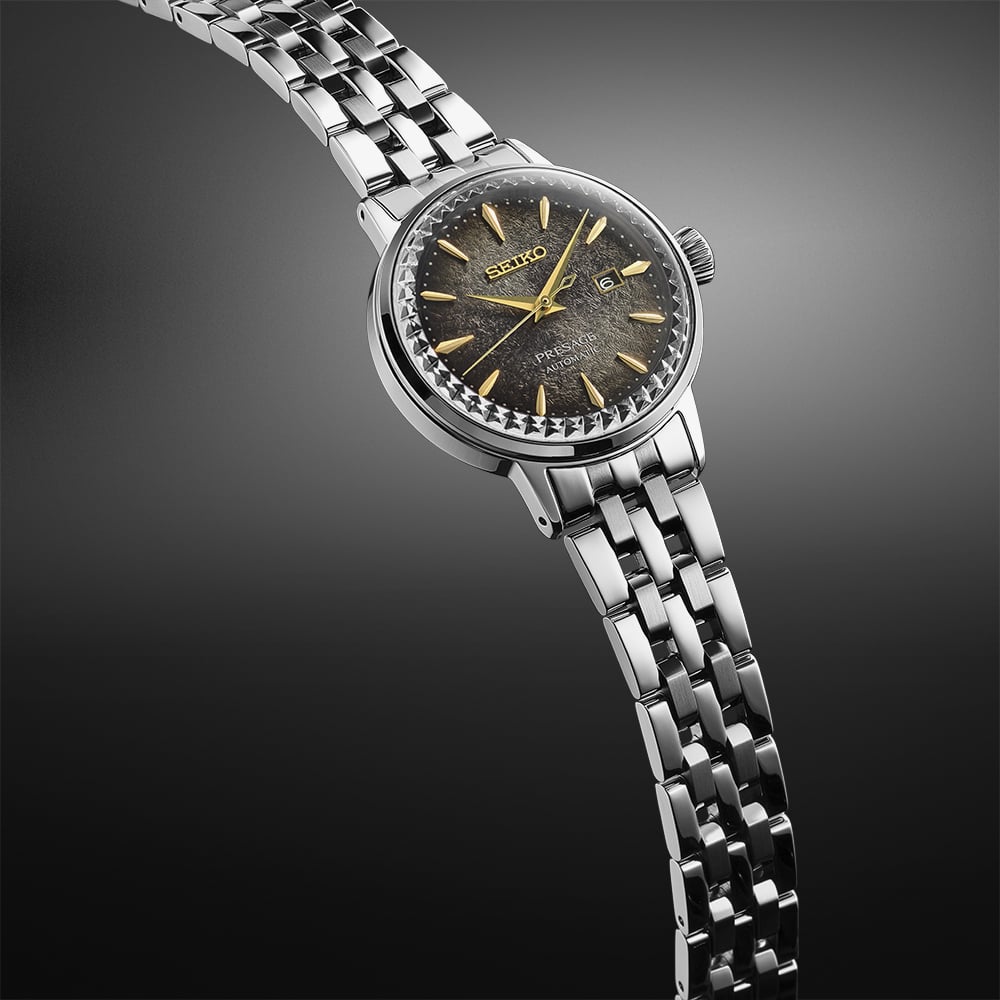 Seiko Presage Two Tone Cocktail Time Watch SRE015J1