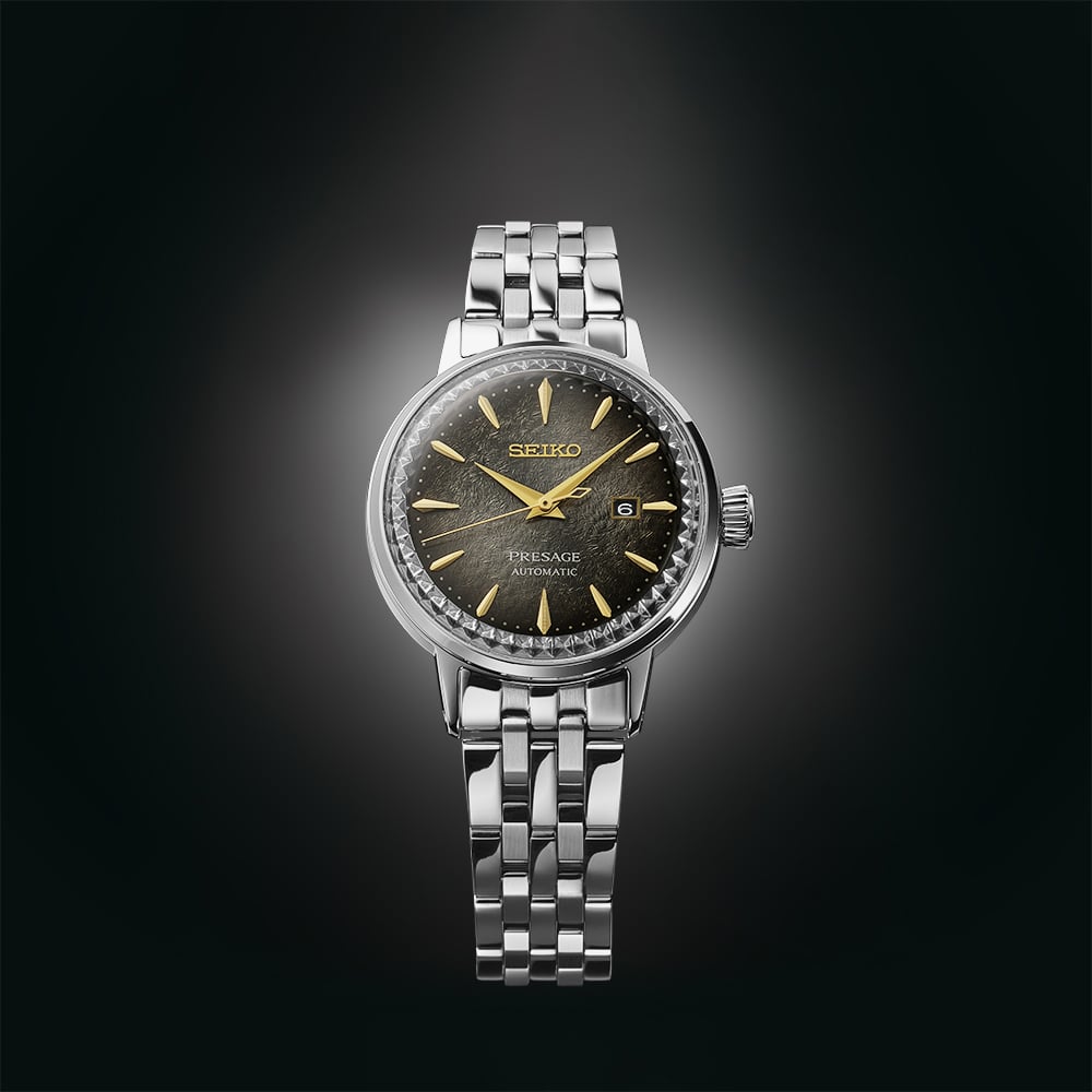 Seiko Presage Two Tone Cocktail Time Watch SRE015J1