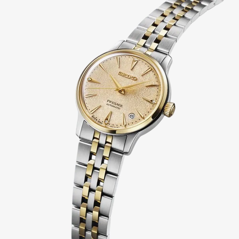 Seiko Ladies Presage Cocktail Time Frozen Daiquiri Diamond Watch SRPL64J1