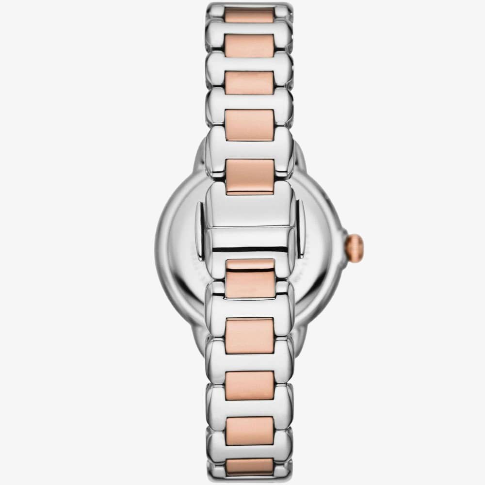 Emporio Armani Ladies Mia Rose Gold Tone Crystal Watch AR11569
