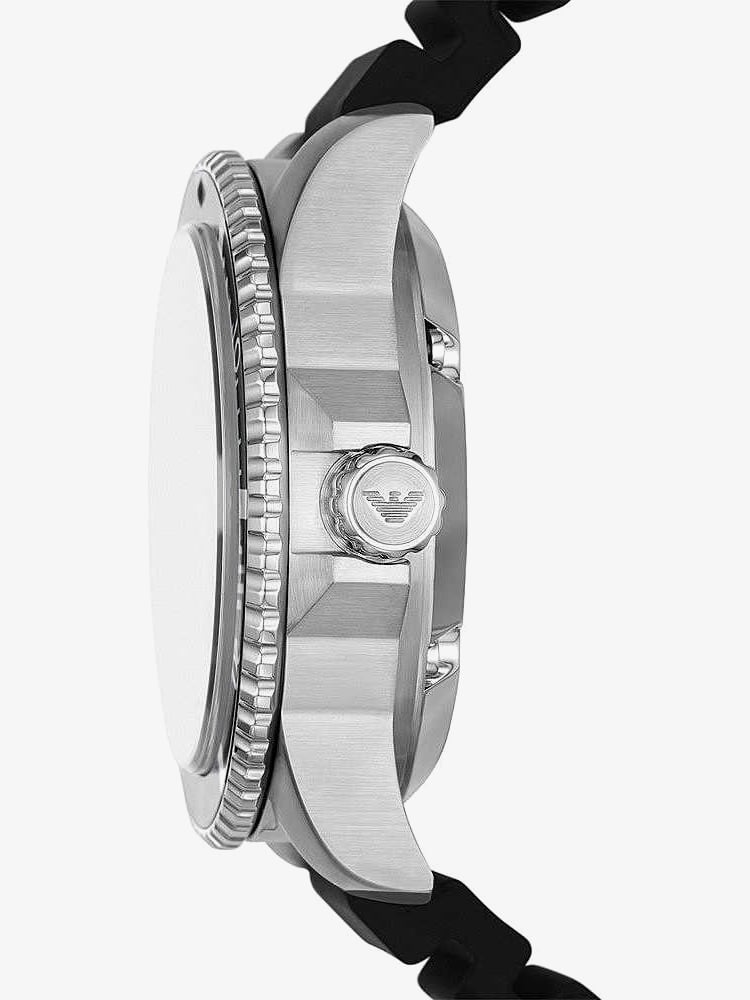 Emporio Armani Meccanico Silicone Strap Watch AR60062