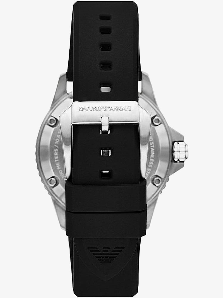Emporio Armani Meccanico Silicone Strap Watch AR60062