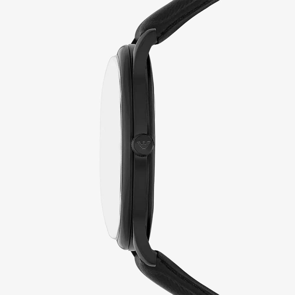 Emporio Armani Mens Minimalistic Black Watch AR11573