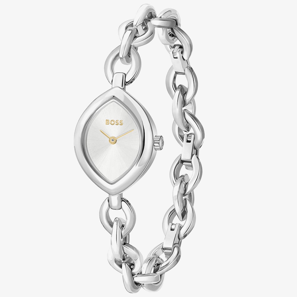 BOSS Ladies Fiora Silver Bracelet Watch 1502837