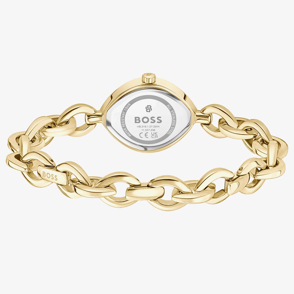 BOSS Ladies Fiora Gold Plated Bracelet Watch 1502839