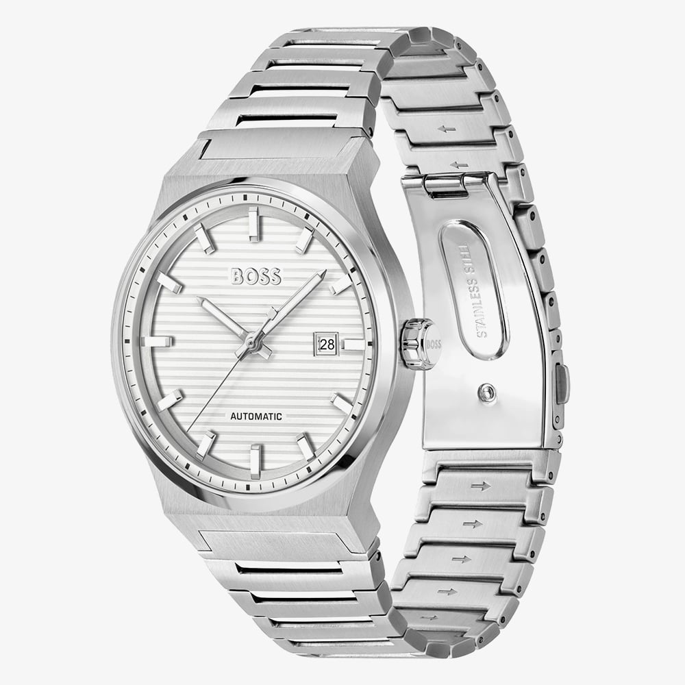 BOSS Candor Automatic Silver Watch 1514186