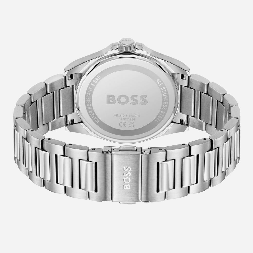 BOSS Strike Stainless Steel Black Dial Watch 1514170