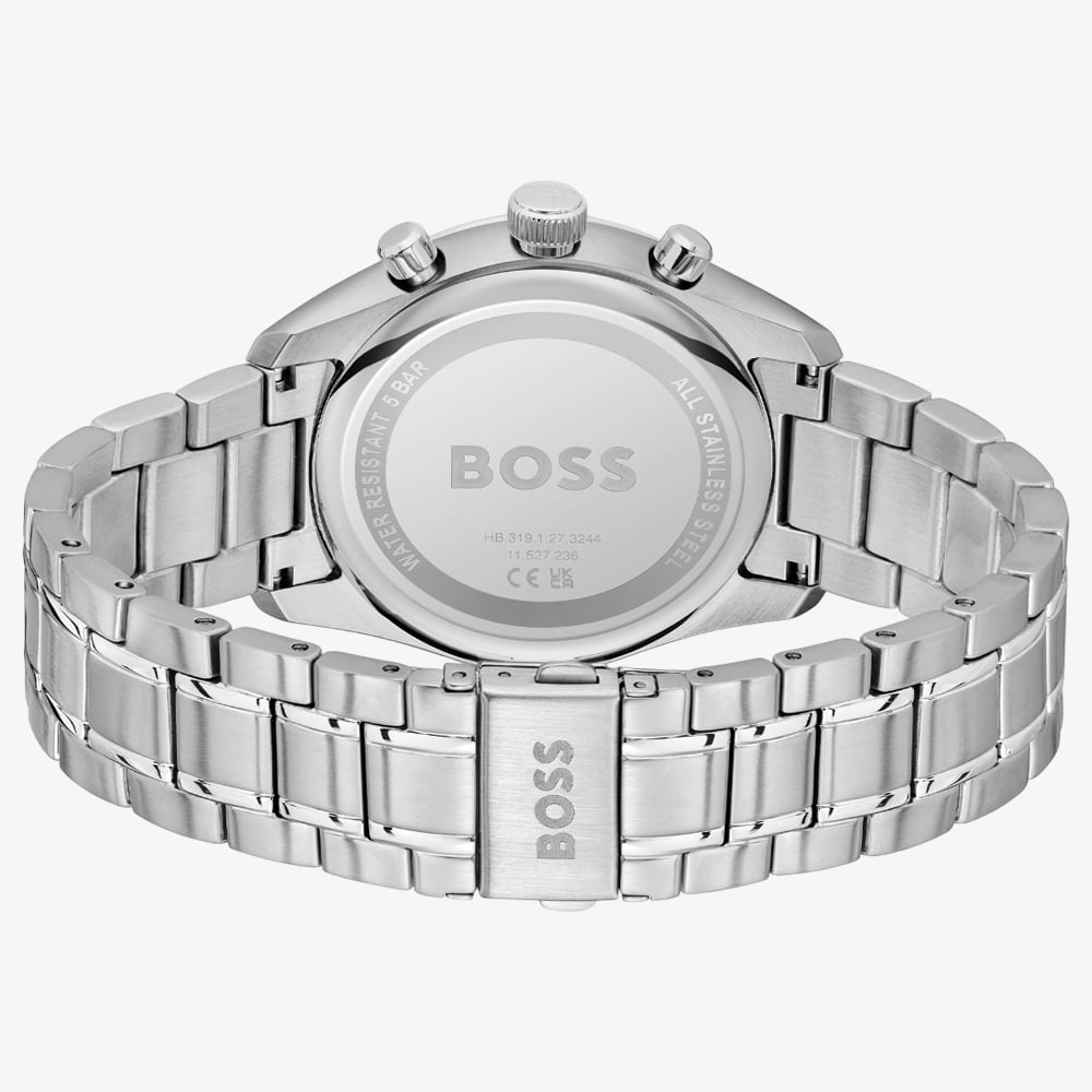 BOSS Mens Grand Prix 44 Blue Chronograph Watch 1514226